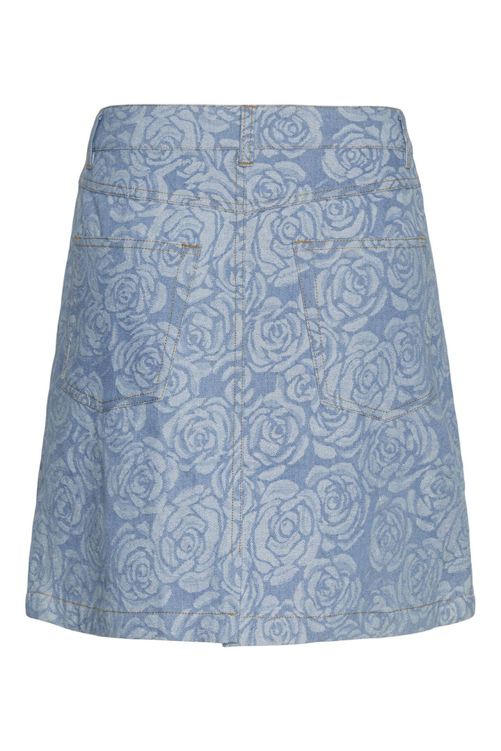 Pieces - Pckalyn Denim Skirt - 4534444 Light Blue Denim