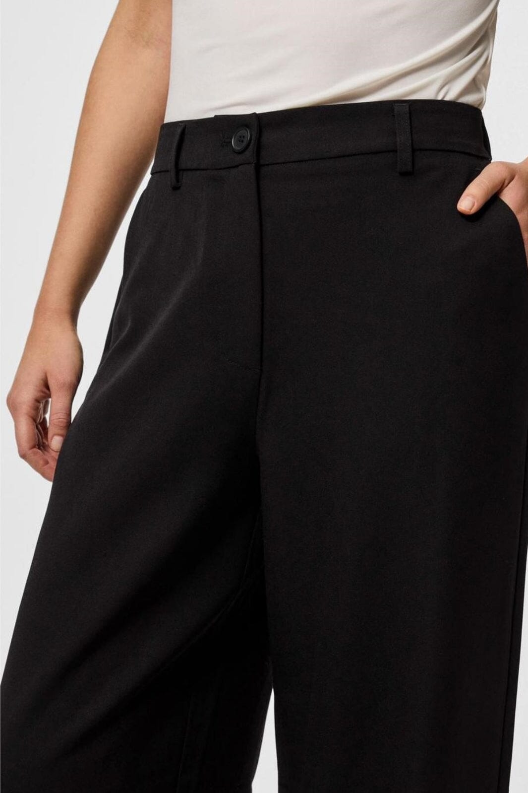 Pieces - Pckamil Wide Pant - 4673957 Black