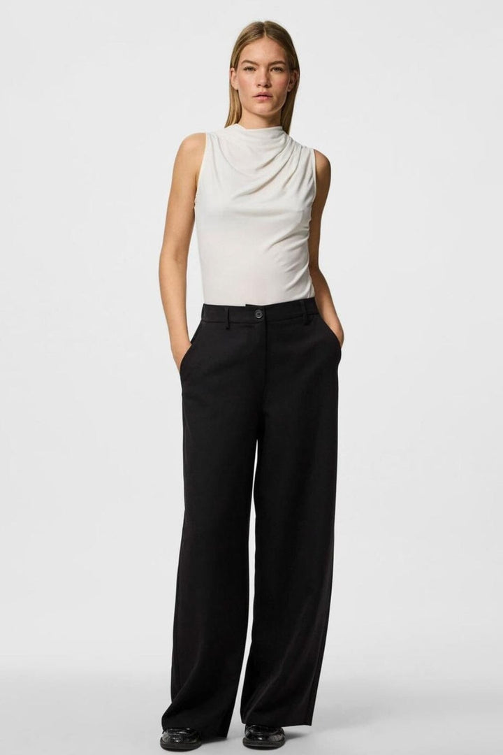 Pieces - Pckamil Wide Pant - 4673957 Black