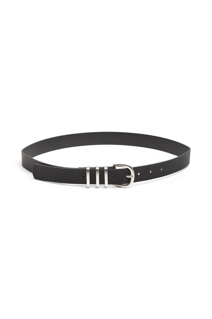 Pieces - Pclea Jeans Belt - 2709797 Black Black W/Silver