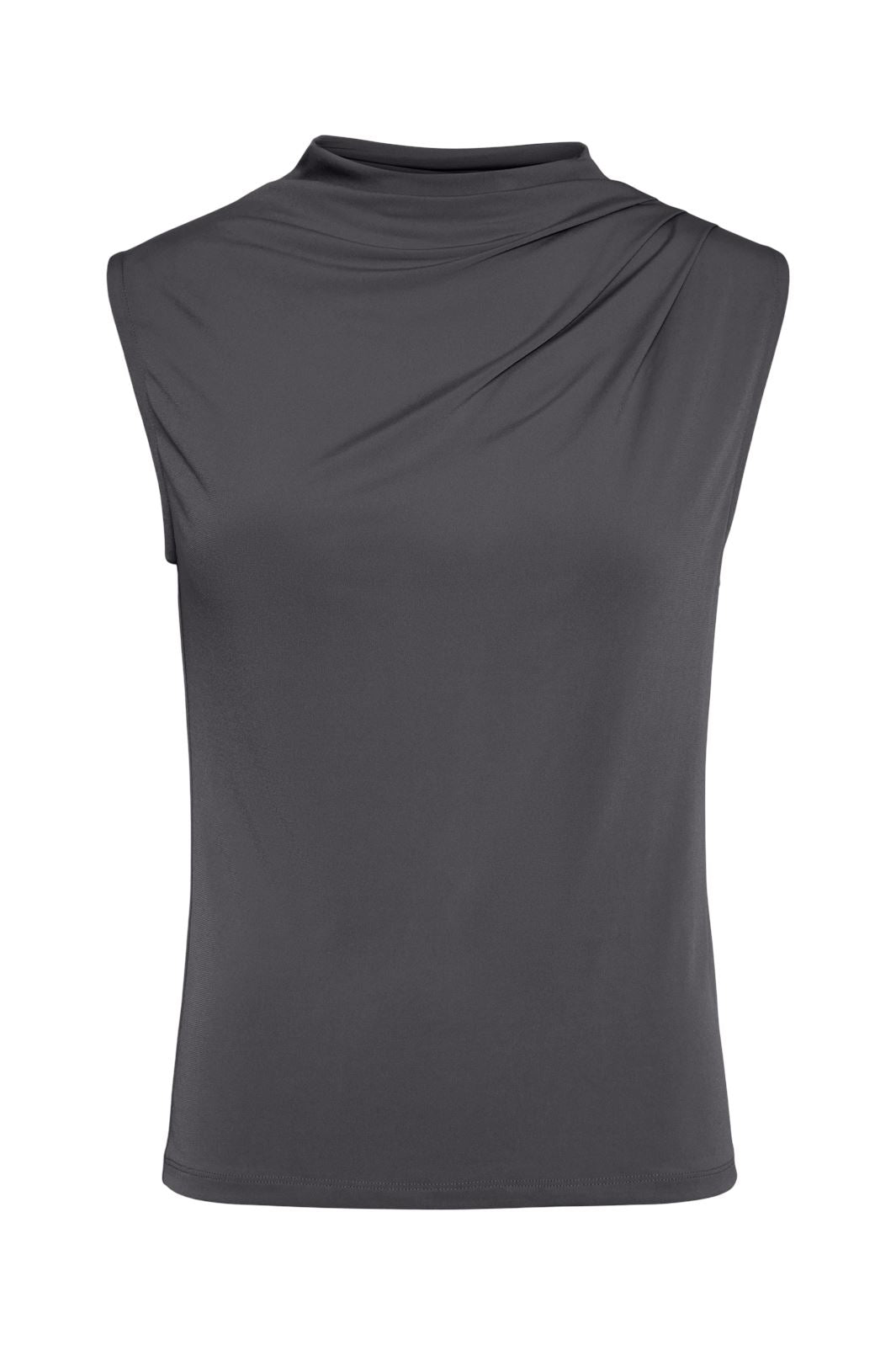 Pieces - Pcmadison Sl Draped Top - 4614800 Magnet