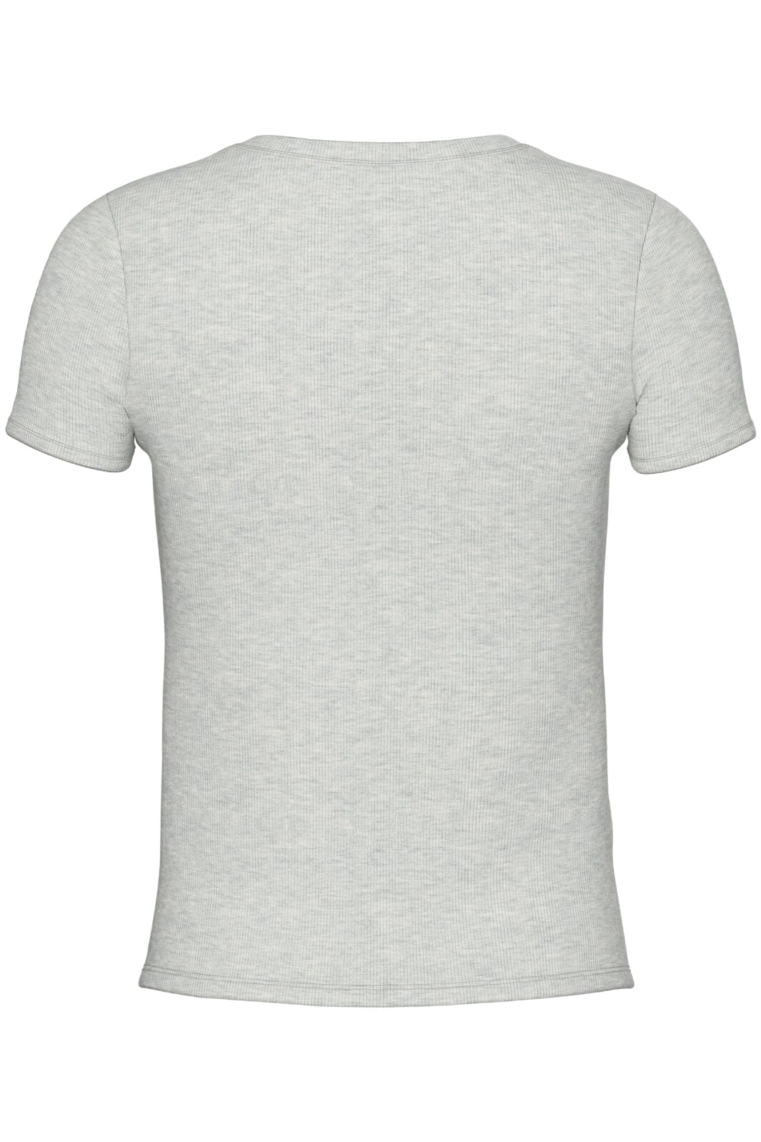 Pieces - Pcmay Ss Tee - 4640345 Light Grey Melange