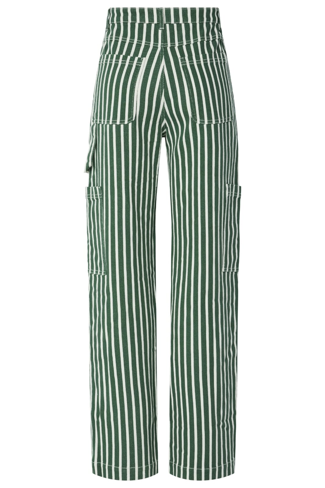 Pieces - Pcnicoline Denim Jeans - 4816246 Hunter Green Bright White