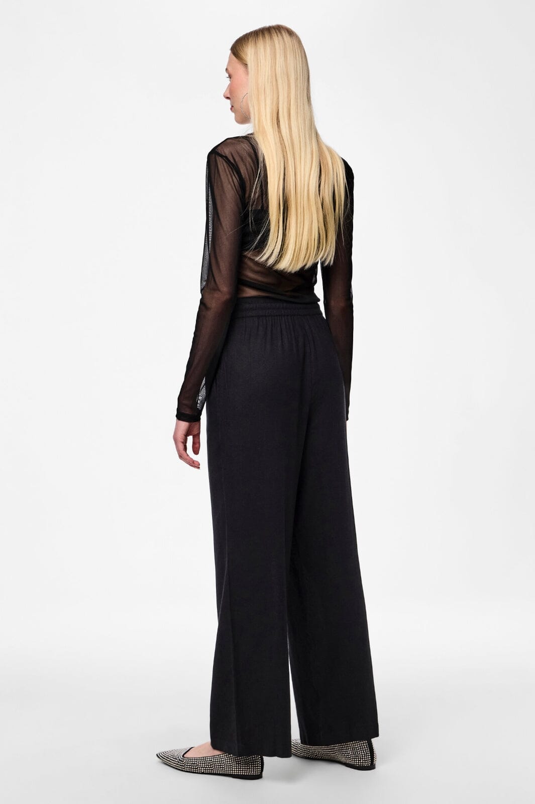 Pieces - Pcpia Wide Pants - 4476659 Black