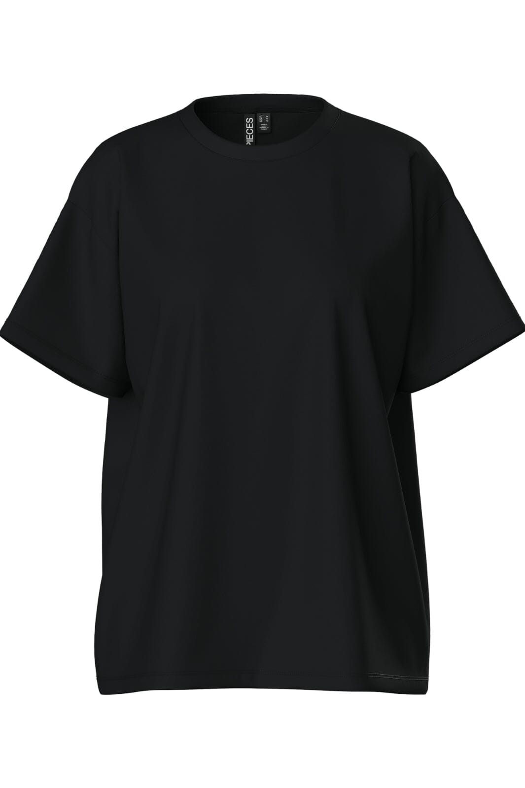 Pieces - Pcskylar Ss Oversized Tee - 4413261 Black T-shirts 