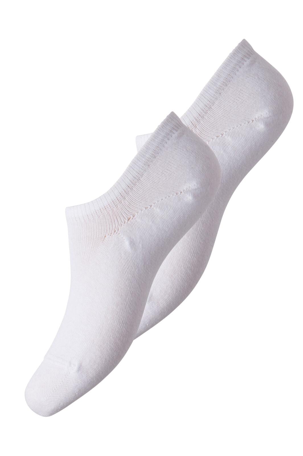 Pieces, Pctess 2 Pack Sneaker Socks, Bright White