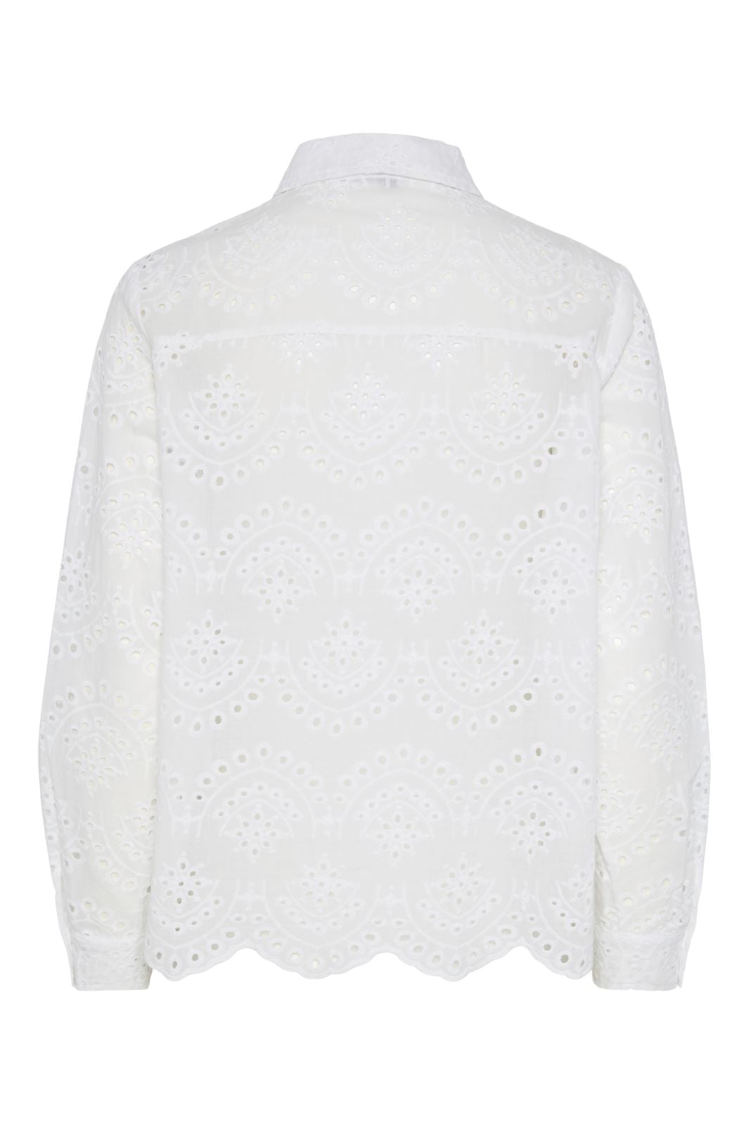 Pieces - Pcvilde Ls Shirt - 4649461 Bright White