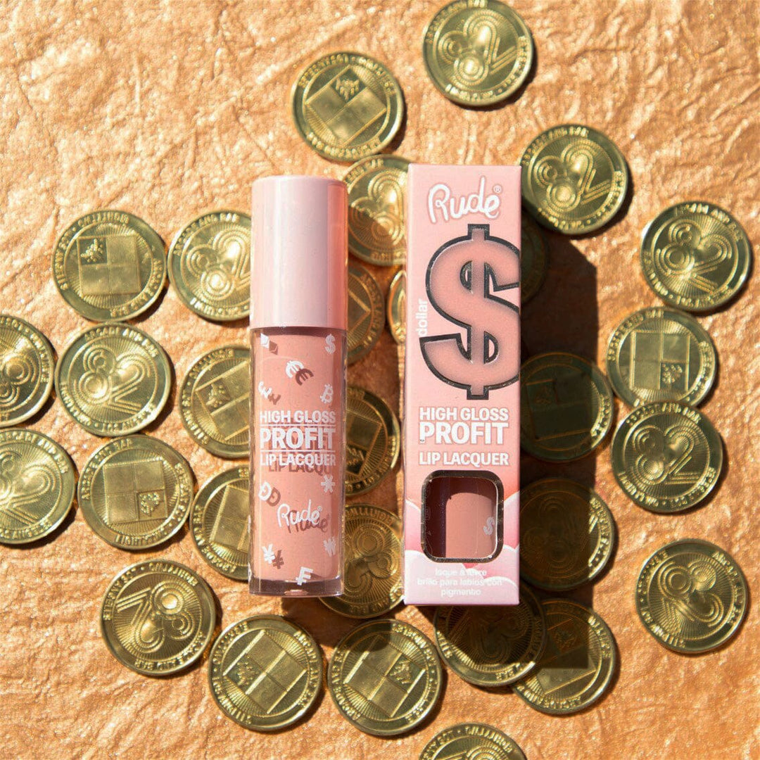 Rude Cosmetics - High Gloss Profit Lip Lacquer Dollar - Lipgloss 