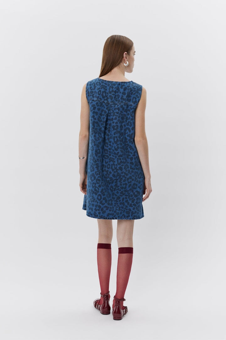 Sofie Schnoor - Ingridsw Dress S251121 - 5002 - Denim Blue Kjoler 