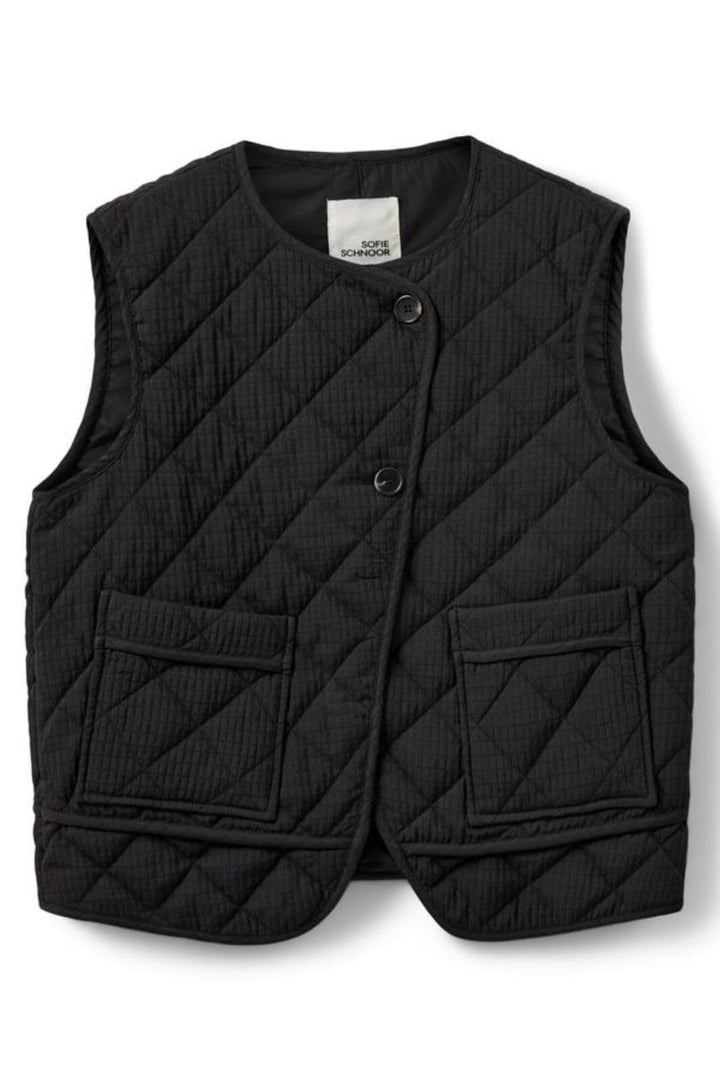 Sofie Schnoor - S244205 Vest - Black Veste 