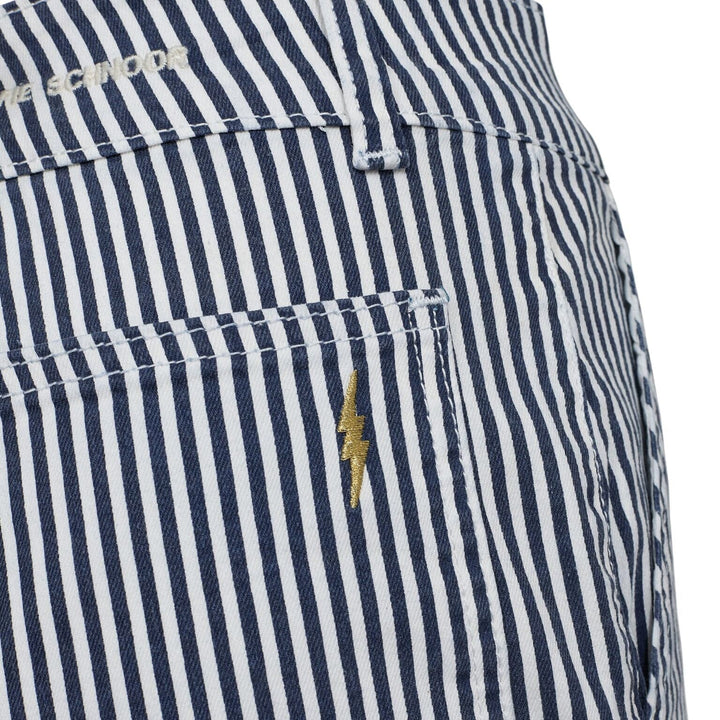 Sofie Schnoor - Snos250 Trousers - Dark Blue Striped Bukser 