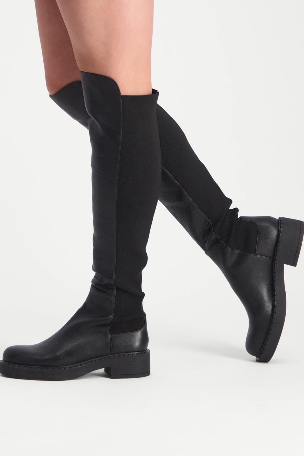 Steve Madden - Callback Boot - Black Støvler 