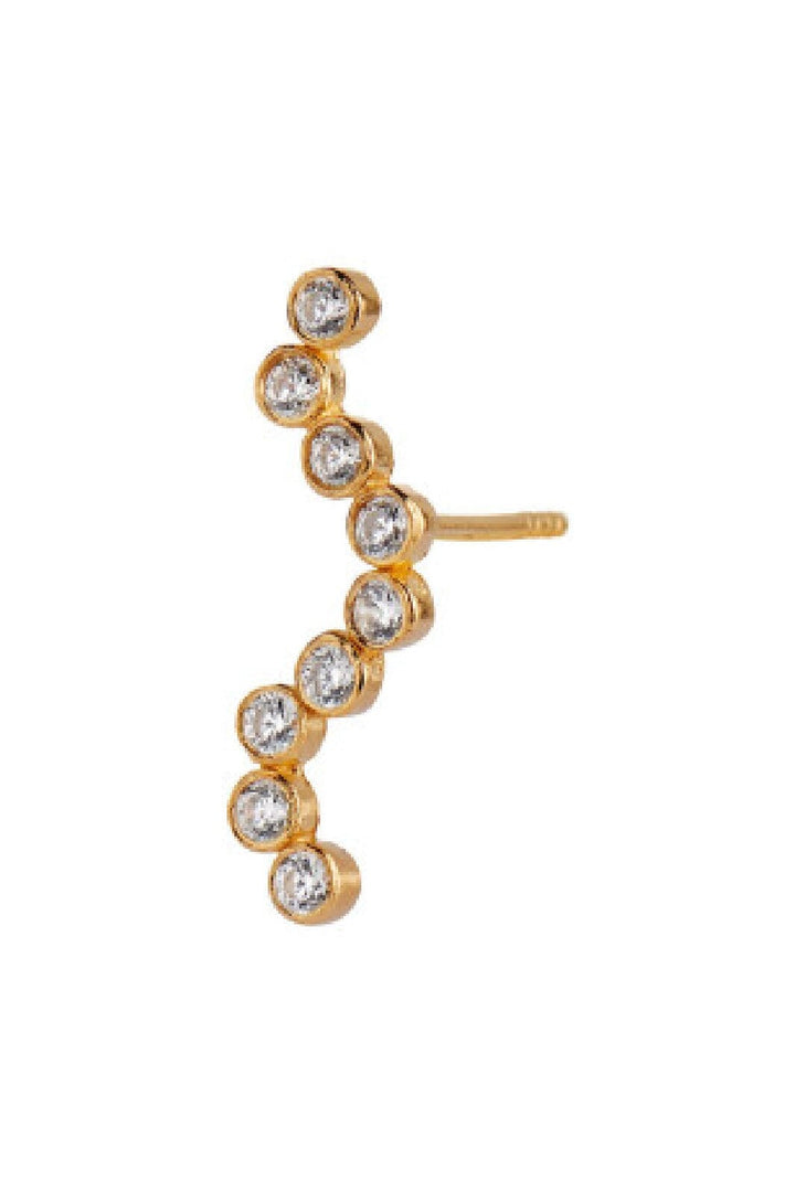 Stine A - Midnight Sparkle Earring Gold - Right - 1250-02-R Øreringe 