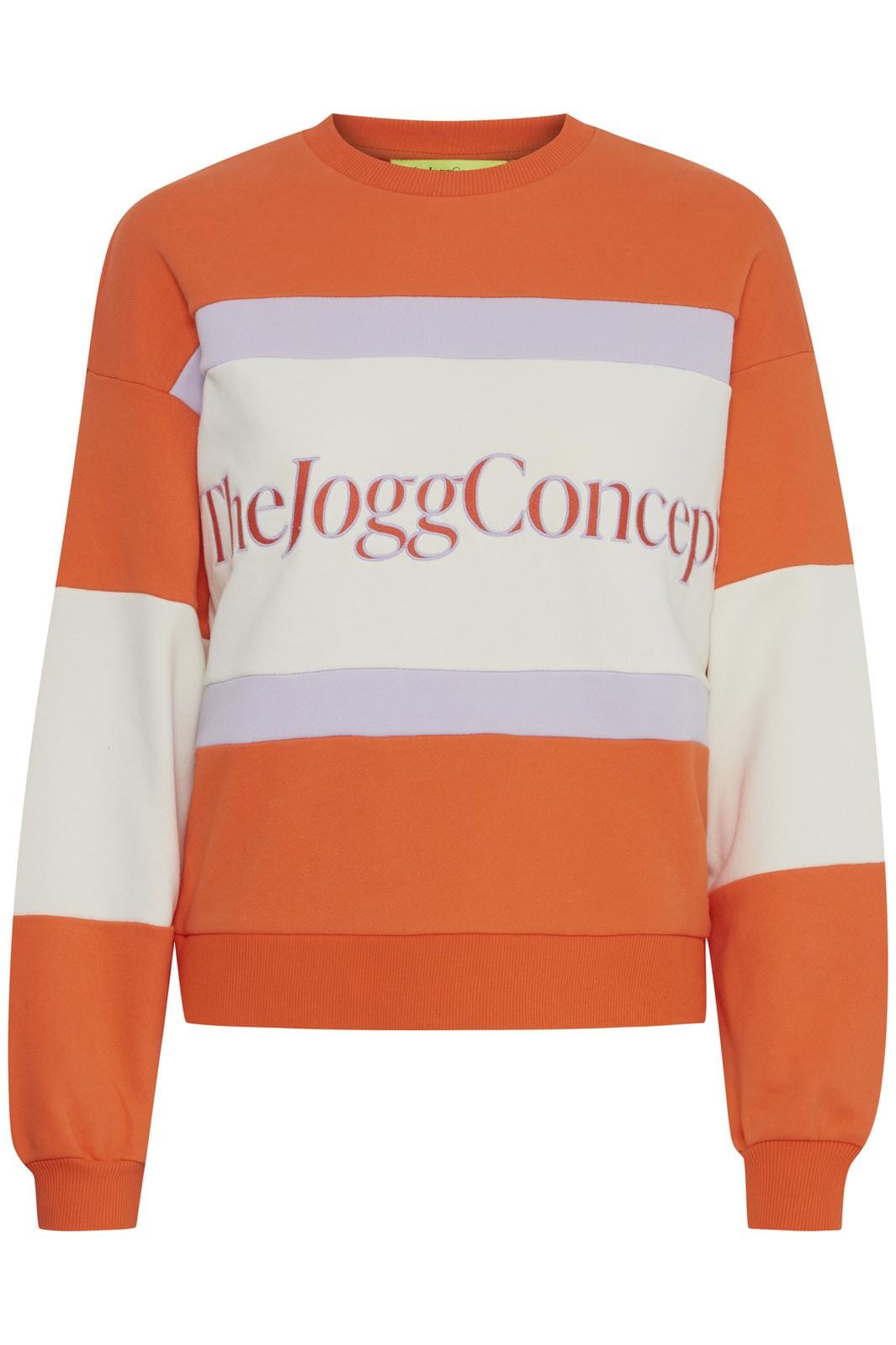 The Jogg Concept - Jcsaki Block Sweatshirt - Flame Mix