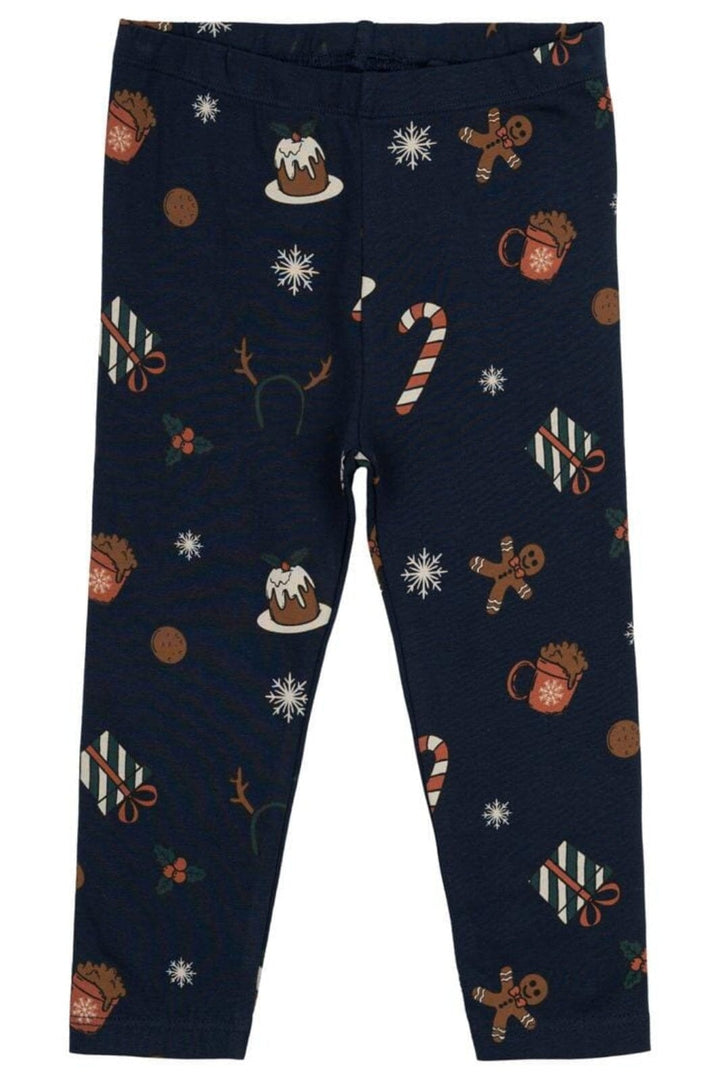 The New Siblings - Tnsholiday Leggings TNS5897 - Navy Blazer Aop Leggings 