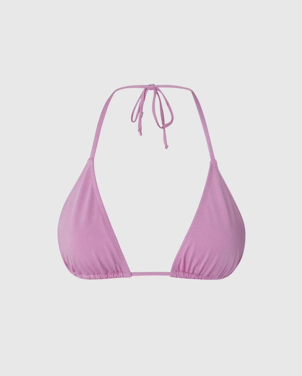 Understatement Underwear - Strappy Triangle Bikini Top - Lavender Bikinier 