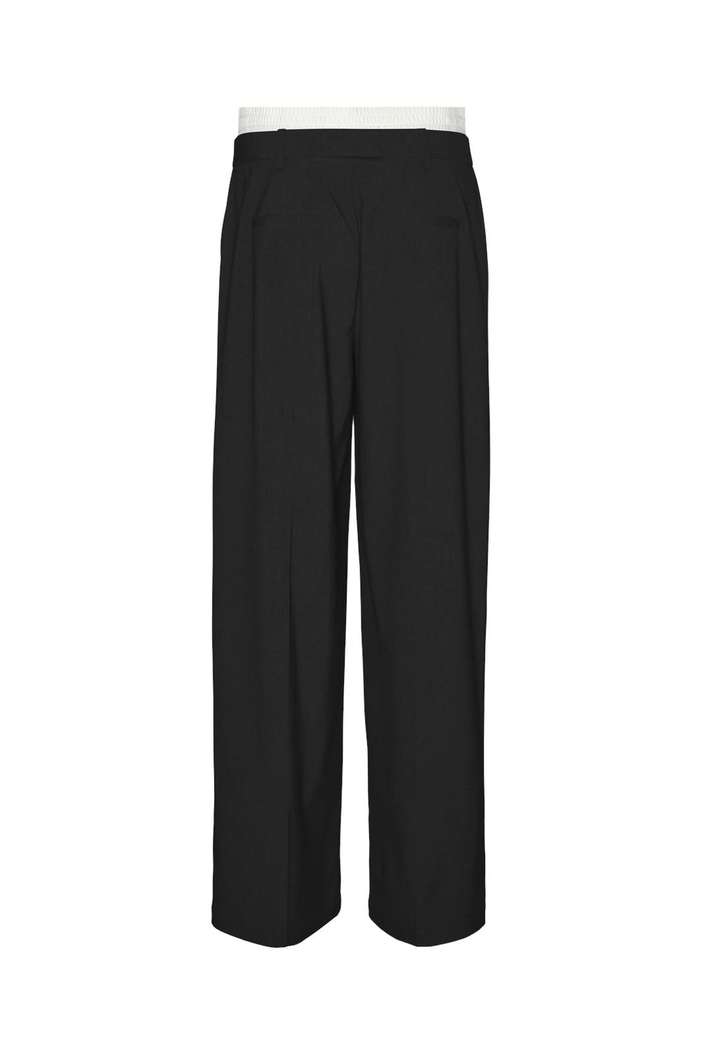 Vero Moda - Vmmadja Wide Boxer Detail Pant - 4676121 Black