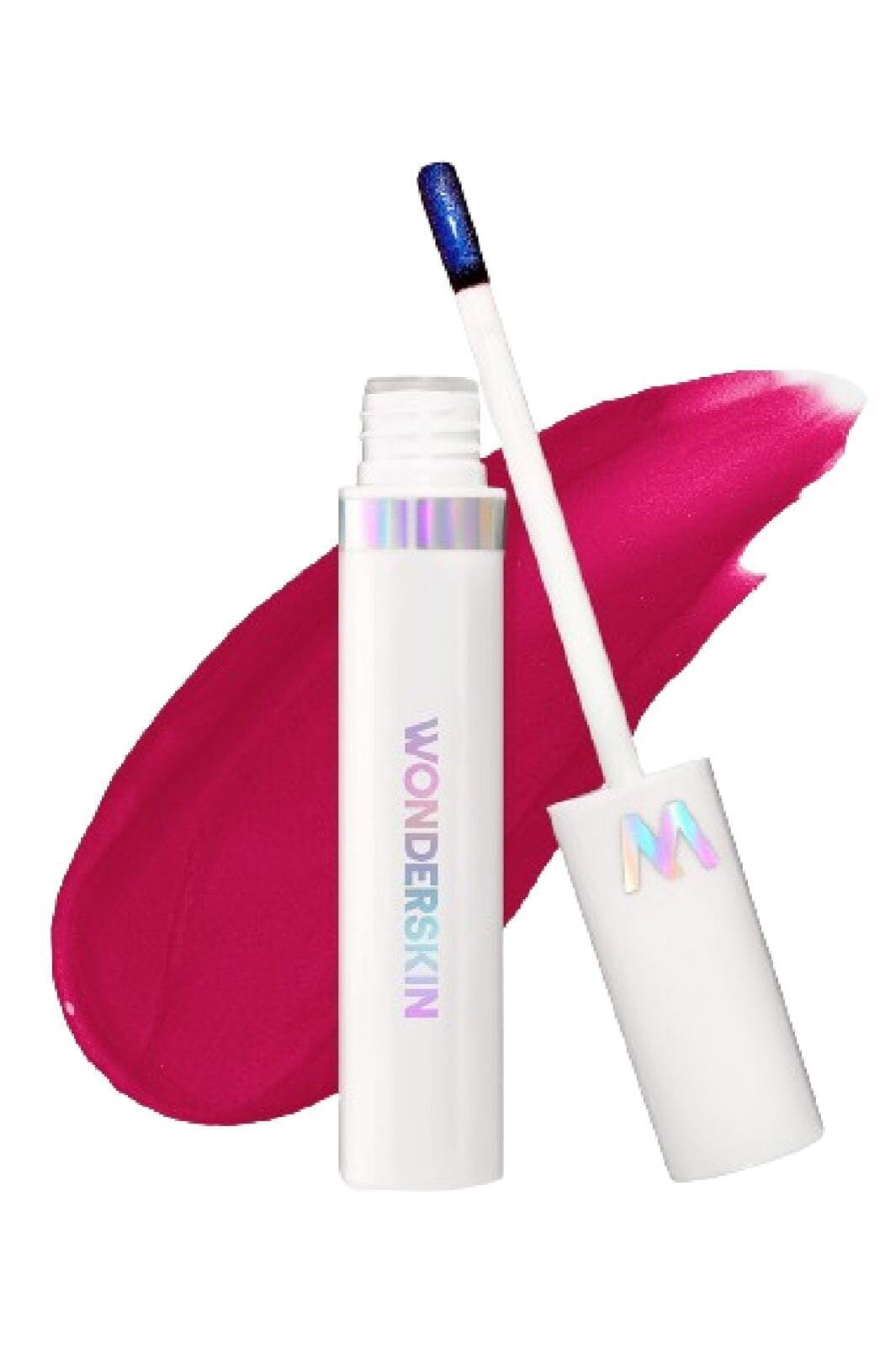 Forudbestilling - Wonderskin - Wonder Blading Lip Stain Masque DARLING - Darling (Bright Plum) Læbestift 