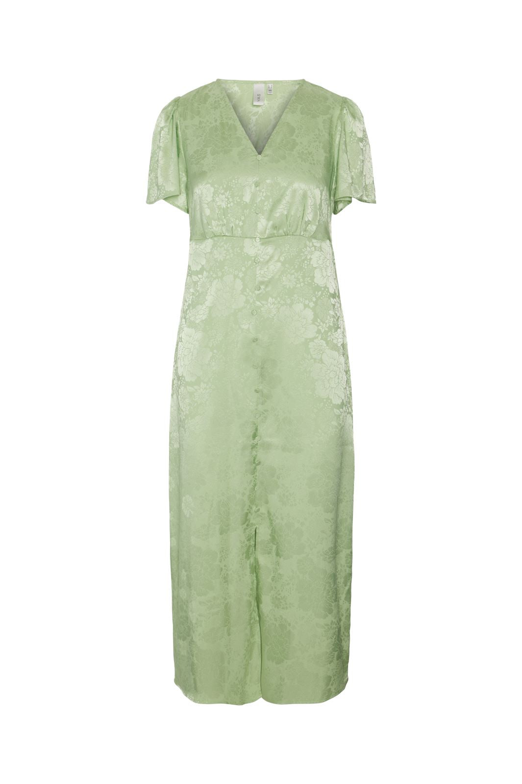 Y.A.S - Yasbluma Ss Long Dress - 4605982 Quiet Green