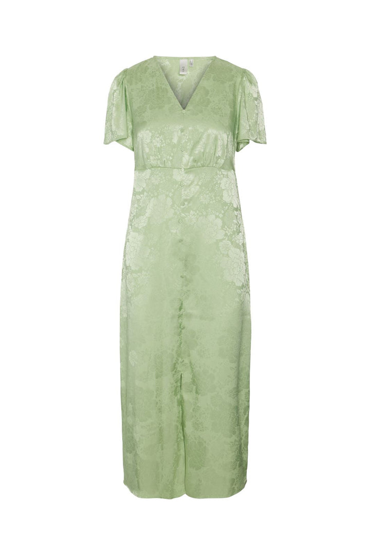 Y.A.S - Yasbluma Ss Long Dress - 4605982 Quiet Green