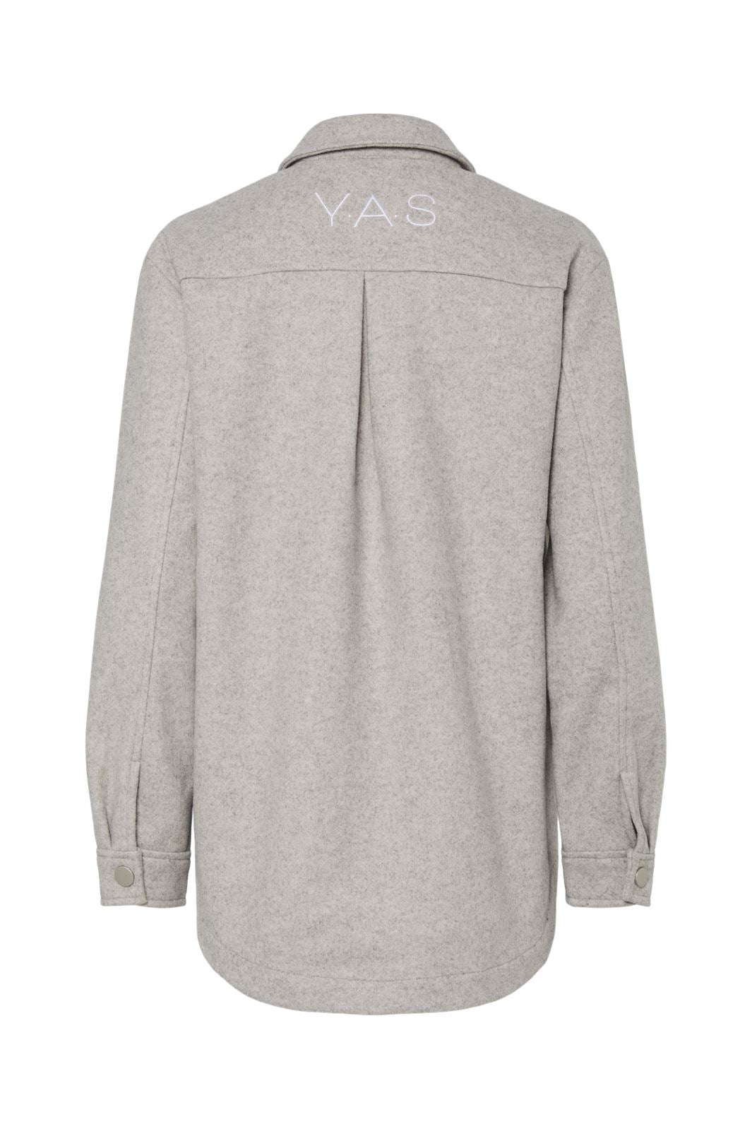 Y.A.S - Yasgenna Ls Shacket 26035946 - 4626327 - Light Grey Melange