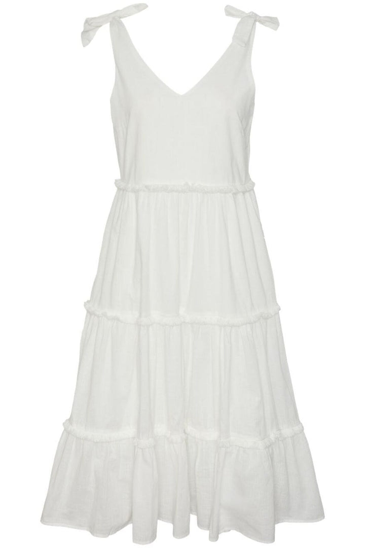 Y.A.S - Yassila Sl Midi Dress - 4461674 Star White